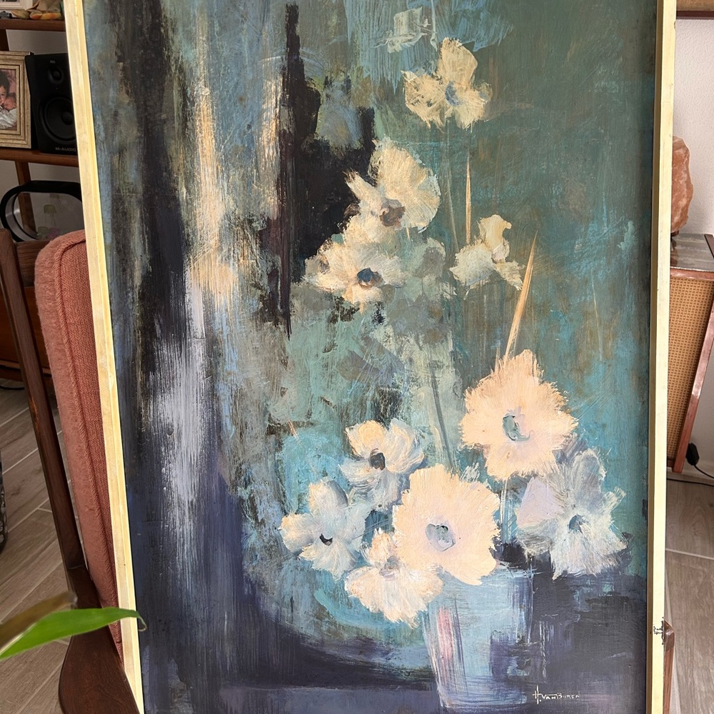 Original Mid-Century modern painting by artist Helen Von Buren (1920-2003) - Picture 3 of 8